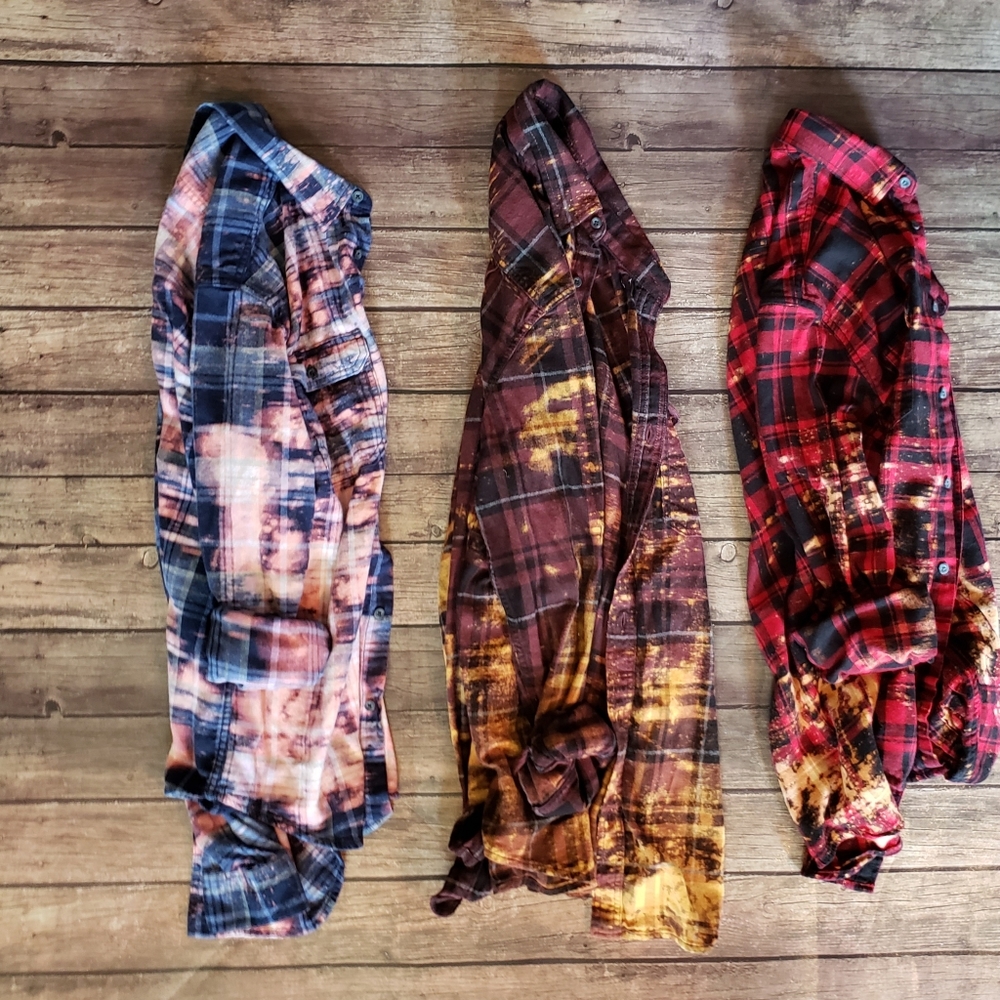Bleached flannel
